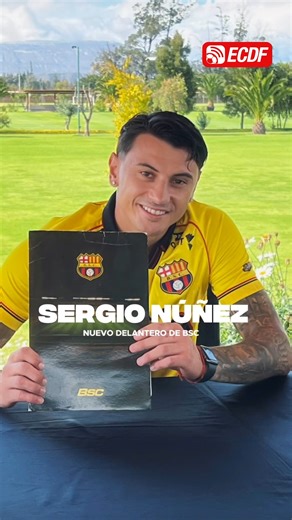 El Canal Del Fútbol on Instagram: "¡SERGIO NÚÑEZ, NUEVO JUGADOR DE BARCELONA SC! 🤩🔥 El delantero uruguayo ya está en la concentración de Puembo y entrena con el cuadro amarillo. 📹 Cámara exclusiva de ECDF, @jopseguevara_"