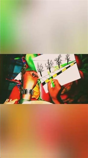 how to draw trees beautiful view#art #drawingtutorials #scenery#shorts