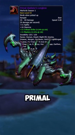 These Weapon Transmogs are So UNDERRATED!! #shorts #worldofwarcraft