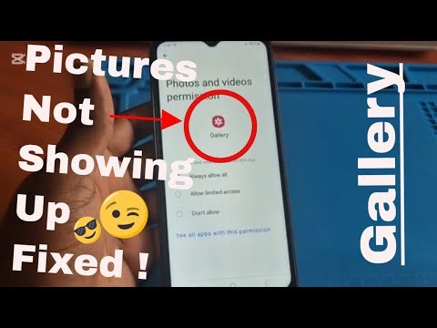How to fix picture not showing up in gallery android