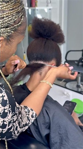 How to part for Knotless braids