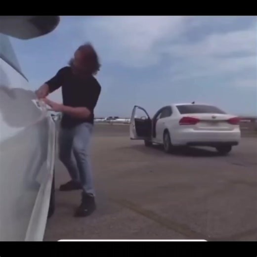 1.2M views · 8.7K reactions | A leftists car rolled away as he was vandaIizing a Tesla. Satire skit 藍 | Real Jesse Holguin | Facebook