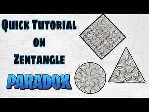 How to draw zentangle paradox