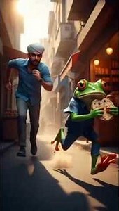 The poor frogg ! emotional story frogg very hungry #video #frog #short