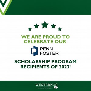 11 reactions | We are excited to share our 2023 Penn Foster Scholarship Program recipients! As we head into National Veterinary Technician Week, we want to take this opportunity to celebrate these remarkable WVP team members on their journey to pursue credentialing as Veterinary Technicians. #WVP #PennFoster #ScholarshipProgram #VeterinaryTechnicians | Western Veterinary Partners | Facebook