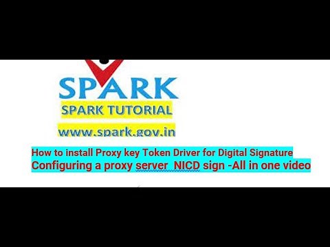 How to Register Digital Signature in SPARK & BIMS Configuring a proxy server NICD sign