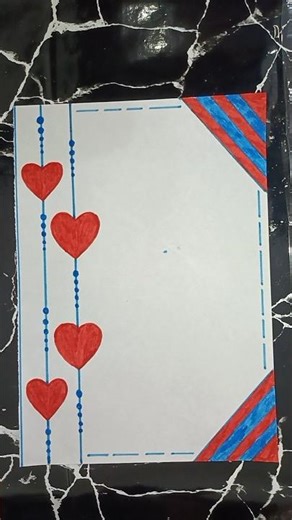 best and beautiful border design for project work #shortvideo #frontpage