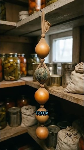 Зачем лук хранили в чулках? 🧅