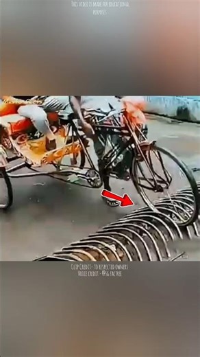 Unique speed breakers in Indian roads.