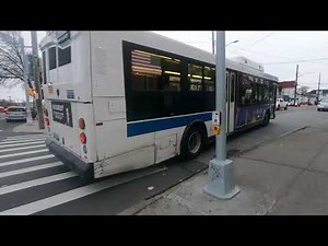 Queens, New York - Q9 Bus - Full Route - Hybrid Electric Bus Orion VII HEV