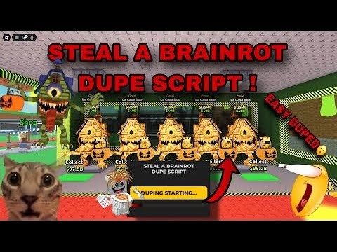 NEW UPDATE 🔥] STEAL A BRAINROT DUPE SCRIPT | DUPE BRAINROT | KEYLESS | FREE! (2025)