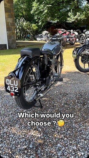 John Oakes on Instagram: "Two stunning post vintage Triumph motorcycles. Single cylinder 1930’s beauties. The Tiger 90 is a 500cc and the Tiger 80 is a 350cc with an upswept exhaust. Both featuring the Val Page designed single cylinder engine but with styling updates from Edward Turner. The greatest single cylinder bikes that Triumph have ever produced ? #classicmotorcycle #triumphmotorcycles #singlecylinder #oldmotorcycle #britishmotorcycle #vintagemotorcycle #motorcyclephotography #classicbike