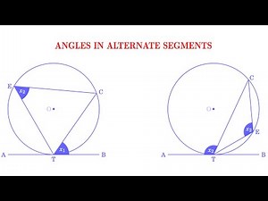 Angle in the Alternate Segment Theorem | Circle Theorem