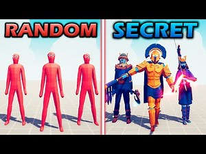 RANDOM TEAM vs STRONG SECRET UNITS - Totally Accurate Battle Simulator | TABS