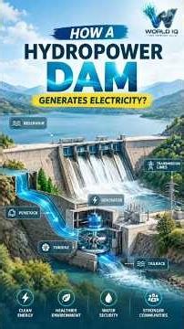 How Does a Hydropower Dam Generate Electricity? 💧⚡ | Hydroelectric Power Explained