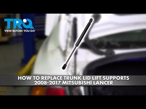 How to Replace Trunk Lid Lift Supports 2008-2017 Mitsubishi Lancer