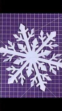 EASY Paper Snowflakes | Fold The BEST DIY Christmas Decoration!