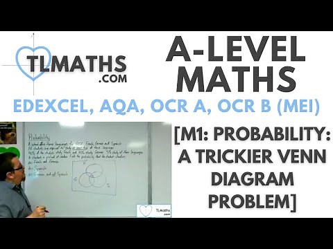 A-Level Maths: M1-07 [Probability: A Trickier Venn Diagram Problem]