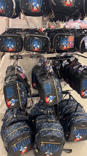 How cute is this new line of Fantasia bags from Primark?! 🤩 Loving the adorable Sorcerer Mickey on these backpacks, crossbody bags and more! 💙⭐️❤️ And we can’t forget about these super cute sorcerer Mickey ears to complete your Fantasia look! These are the perfect accessories to wear in Hollywood Studios! Love it! #disney #disneymerch #fantasia #mickeymouse #primark | Disney Addicts