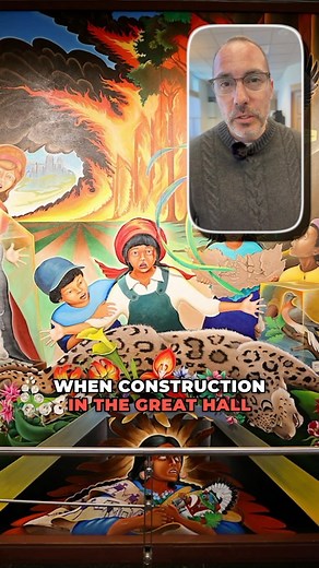 Remember those murals at Denver’s airport that were the subject of conspiracy theories? Where are they? They’re expected to come back. . . . . #denver #dia #9NEWS #DEN #kden #art | Jeremy Jojola