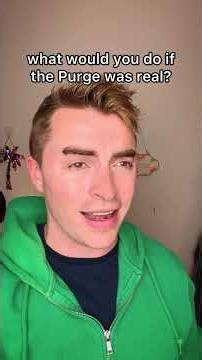 what would you do if the purge was real? #comedy #funny #shorts