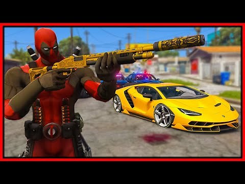 GTA 5 RP - Deadpool Annoys Cops