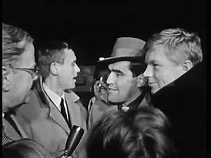 Mario Adorf, Hardy Krüger and Horst Frank shootings, 1959