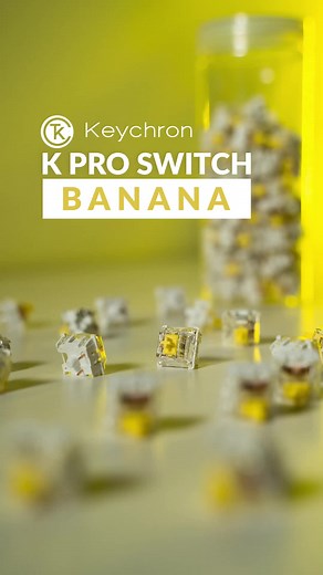 Keychron K Pro Banana Switch Review and Sound Test