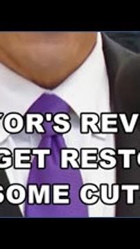 Mayor Gloria's Revised Budget Restores Some Items Cut From Budget