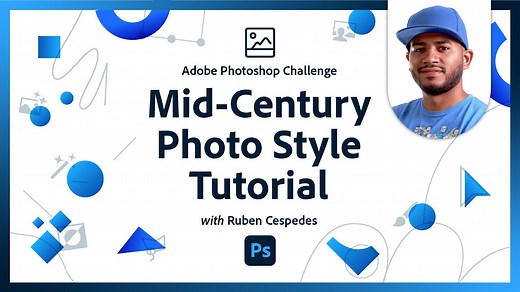 Mid-Century Photo Style Tutorial | Photoshop Challenge