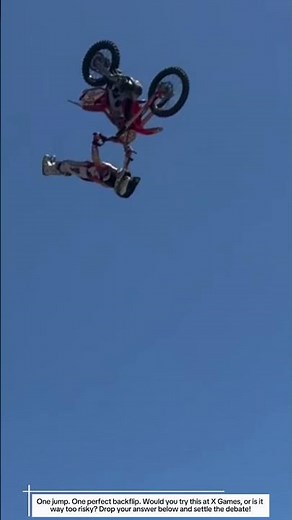 X Games FMX Backflip Gets Absolutely INSANE