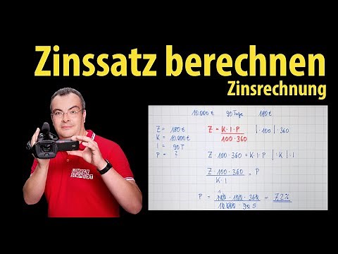 Zinssatz berechnen - KIP-Formel - Formel für Zinsmonate | Lehrerschmidt