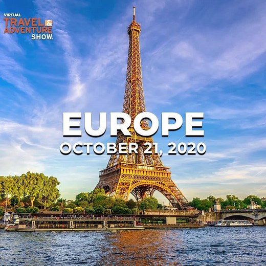 60K views · 124 reactions | America's Top Travel Trade Shows are going VIRTUAL! Introducing a NEW series of destination-specific events that you can access from the comfort of your own home. Discover thousands of vacation options from top travel brands, meet the experts who can get you there, and learn the latest travel trends and information to help you plan your future trip! Find out how you can explore Europe on October 21st! #VirtualTravelShows | Travel and Adventure Show | Facebook