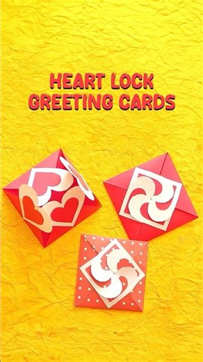 Heart Lock Greeting Card ❤️ | DIY Secret Lock Card | Easy Handmade Card