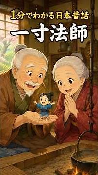 【1分でわかる日本昔話】一寸法師｜小さな体で大きな夢に挑んだ少年