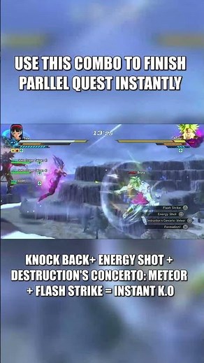 The fastest way to finish parallel quest in Dragon Ball Xenoverse 2