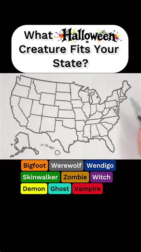What Halloween Creature Fits Your State?