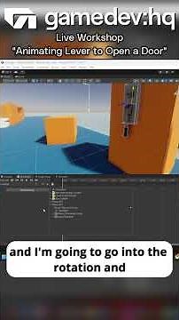Unity Workshop: Animating Lever to Open a Door