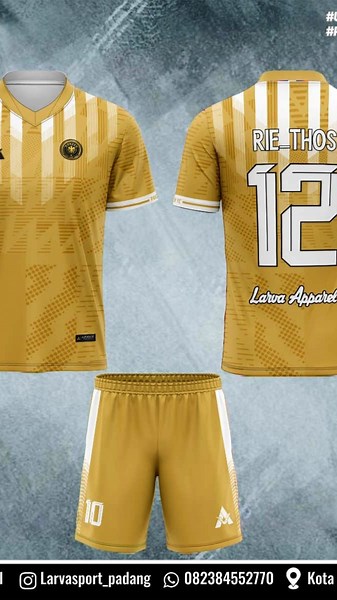 Mau bikin Jersey apa, Beri tahu tim kami Siap membantu all out 😊 EXCLUSIVE CUSTOME JERSEY SWIPE ⏩⏩⏩ DETAIL HASIL PRODUKSI di Larva Apparel ✅ Jahitan Presisi, Rapi, Kuat ( Menggunakan Mesin Tenajj di kelasnya) ✅ Pola Jersey Premium, Bagian bawah Oval (Melengkung) ✅ Pengerjaan CEPAT, tergantung Kebutuhan Tim. ✅ Printing Menggunakan Mesin Epson Dan Tinta ORIGINAL (BERGARANSI) ✅ HASIL PRINTING TAJAM dan HD ====================================== Cara Order: ✅ Bisa COD dan datang langsung ke STORE AL