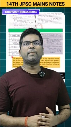 14th Jpsc Mains| Read this to Qualify✍️ #jpsc #14thjpsc #jpsc2026 #jpscmains #liive3gurukul