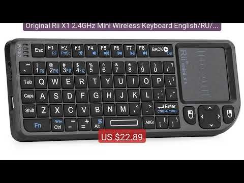 Original Rii X1 2.4GHz Mini Wireless Keyboard English/RU/ES/FR Keyb... — Top Rated 2026 | Buy Now!