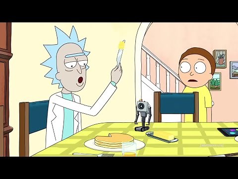 Rick and Morty - Butter Robot Scene (HD)