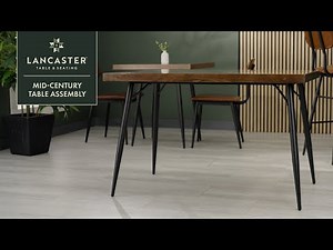 How to Assemble Your Lancaster Table & Seating Standard Height Table