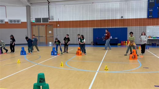 March Madness - An activity for grades 3 - 8! Easy set up, even simpler to play! Check out the rules and how to play at https://www.speedstacks.com/teach/games/march-madness-final-4/ #physed #pe #afterschool #peteacher #speedstacks | Speed Stacks Inc