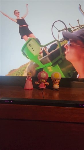 Me, Toad, Toadette, and Peach: Our Tractor's Sexy