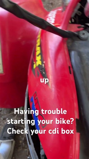 Having trouble starting your bike? Check your cdi box 400 ex Honda #shorts #bike #fyp #bikelife
