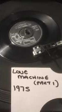 The Miracles - Love Machine (Part One ) from 1975 - Vinyl 45 .