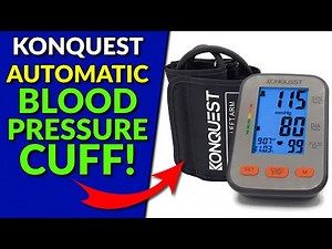 Konquest KBP-2704A Automatic Upper Arm Blood Pressure Monitor with Backlit Display