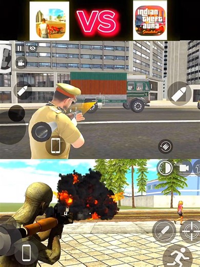 Indian bike driving 3D☠️ Vs 🤯 Indian treft Auto 💀#gaming #3d
