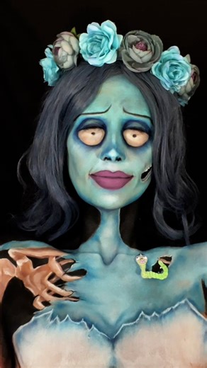 16K views · 165 reactions | Turning myself into Emily and Victor from The Corpse Bride  #thecorpsebride #corpsebride #31daysofhalloween | Tasha Caroline | Facebook